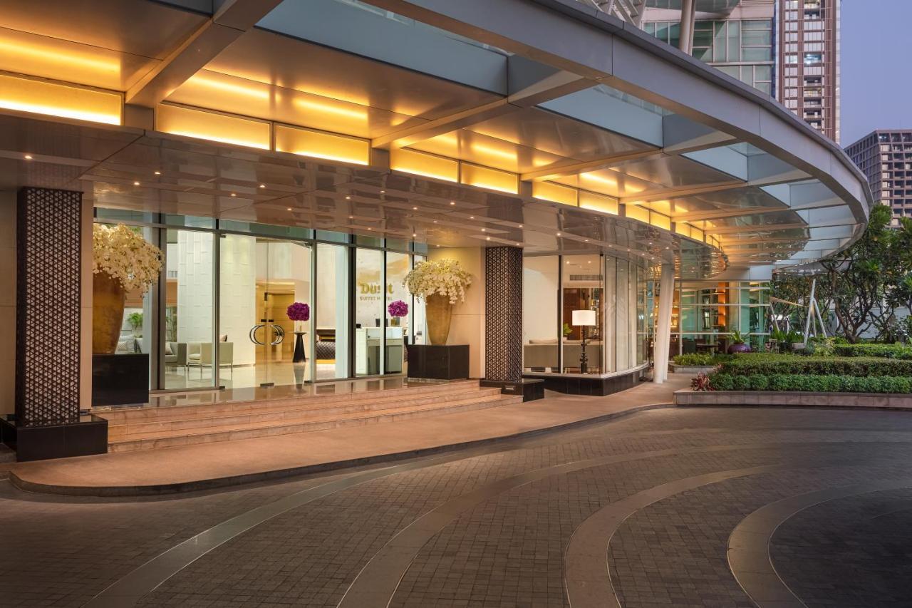 Dusit Suites Hotel Ratchadamri, Bangkok Exterior foto The entrance of the hotel